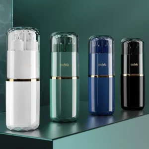 Hộp đựng bàn chải đánh răng du lịch, cốc đựng dụng cụ vệ sinh răng miệng gọn gàng, tiện dụng