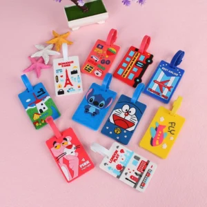 Thẻ tên hành lý, thẻ có dây đeo tag tên, thẻ đánh dấu vali, balo cho các bé đi học chống thất lạc