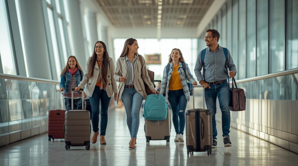 Hành khách đáp chuyến bay sau khi mua vé máy bay từ  Sài gòn đi Atlanta