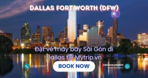 vé máy bay Sài Gòn Dallas đưa bạn đến với bang Texas