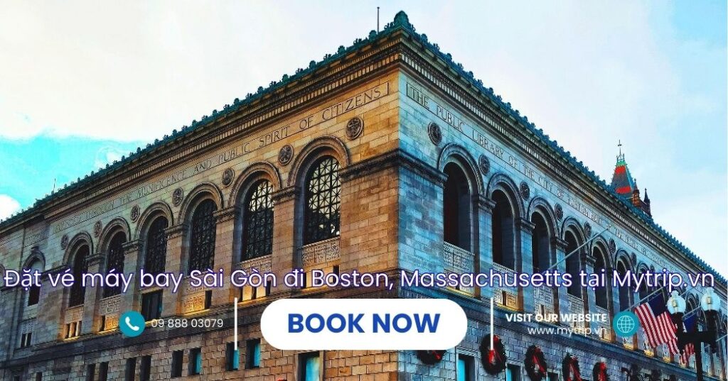 Đặt vé máy bay Sài Gòn đi Boston tại mytrip