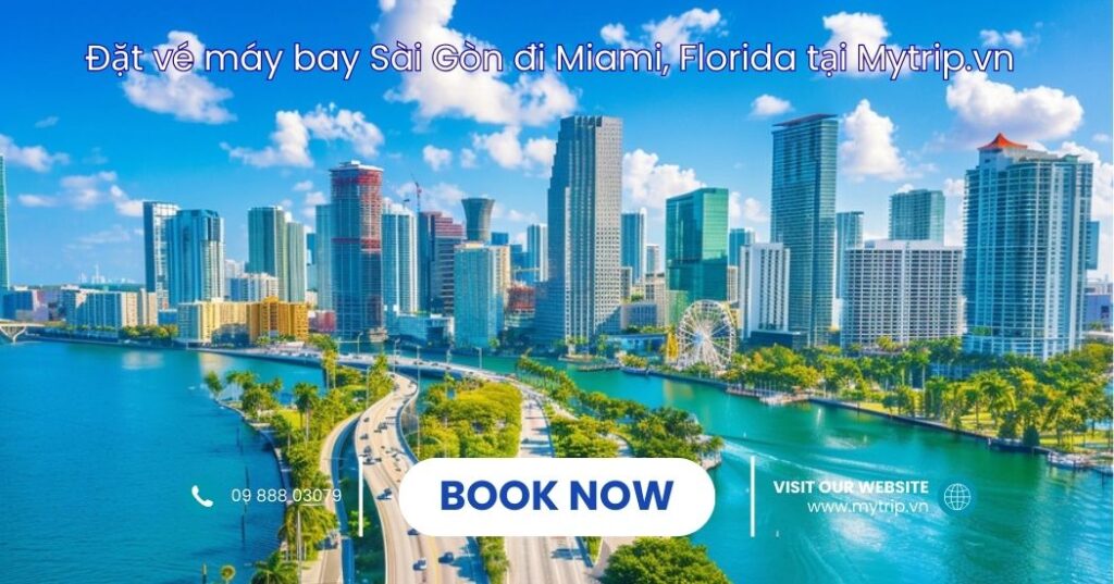 Vé máy bay Sài Gòn Miami [2025] rẻ nhất từ 20 triệu