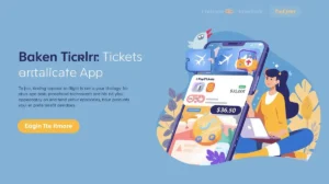 Đặt vé máy bay khuyến mãi giá rẻ trên ứng dụng điện thoại.