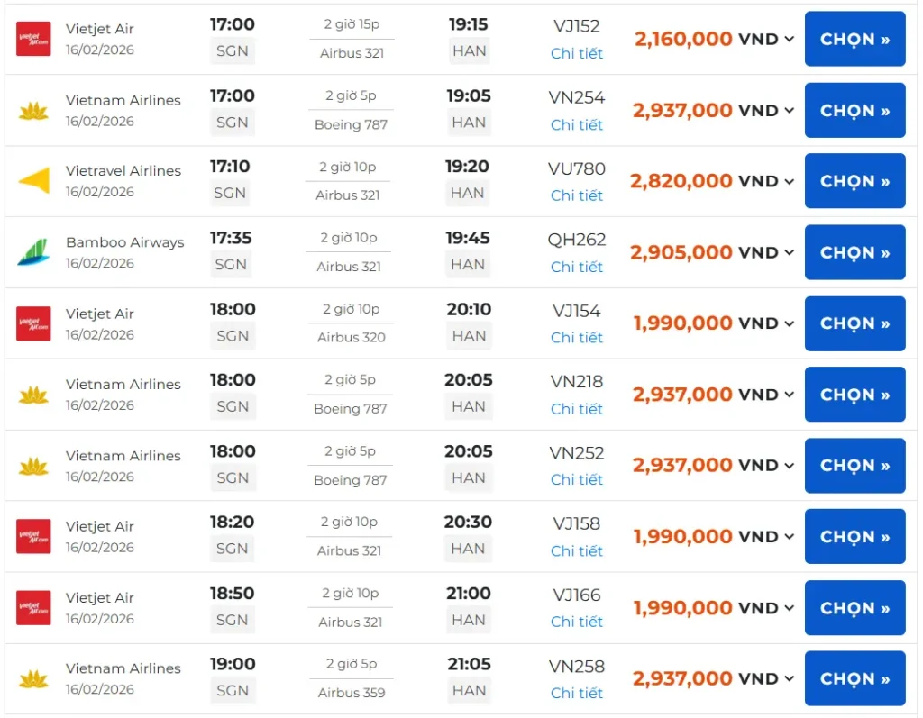 Bảng giá vé máy bay ngày 30 Tết 2026 của Vietnam Airlines, Vietjet, Bamboo Airways – cập nhật giá mới nhất cho hành trình về quê ăn Tết.