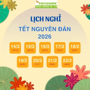 Lịch nghỉ Tết Nguyên Đán 2026 dự kiến