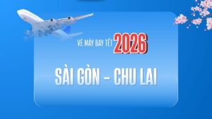 vé máy bay Tết 2026 Sài Gòn Chu Lai