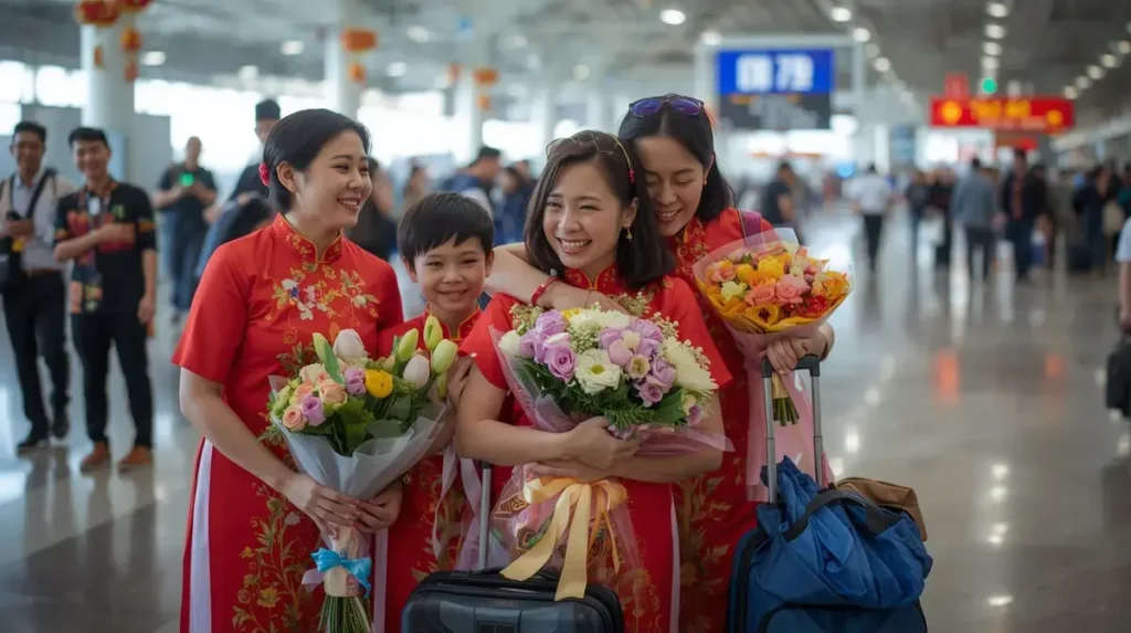 Mua vé máy bay Tết 2026 Hà Nội Đà Nẵng về quê sum vầy cùng gia đình.