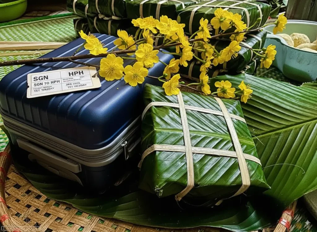 ành lý và vé máy bay Sài Gòn Hải Phòng dịp Tết
