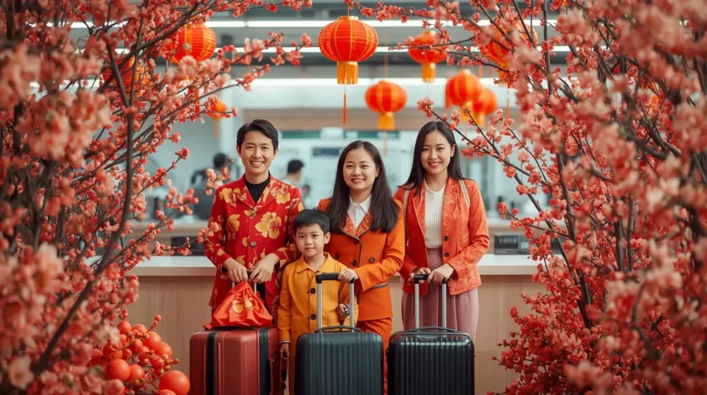 Khách làm thủ tục vé máy bay Tết 2026 Sài Gòn Phú Quốc